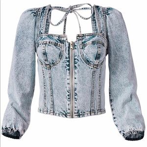 Acid washed top-NWOT